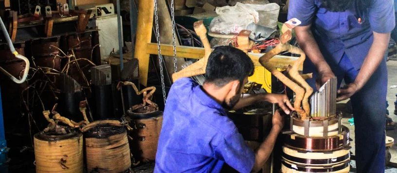 Failure Transformer Coil Reassembly