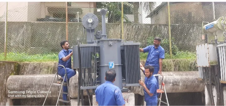 Servicing Transformer onsite