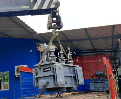 Unloading New Transformer